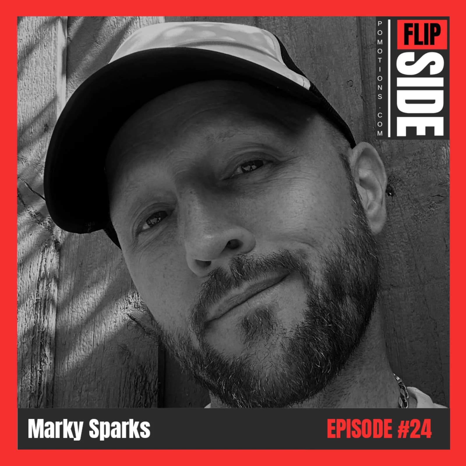 Flipside Radio Show #24 with Marky Sparks episode artwork