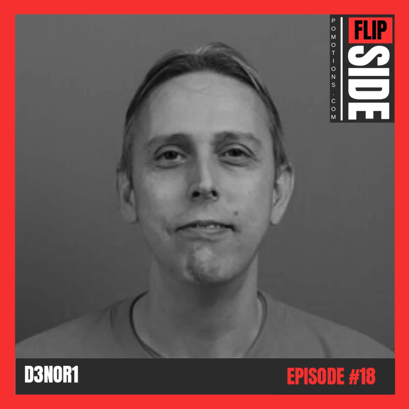 Flipside Radio Show #18 with D3NOR1 episode artwork
